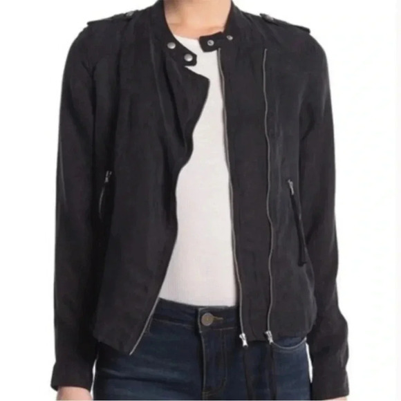 Blank nyc | black bomber jacket | size XS - Picture 1 of 4